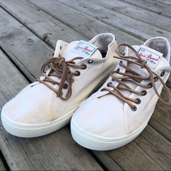 Vintage & Retro Men’s Levi’s Vulca Retro Low Top Canvas Sneakers Size 12 (EUC) - Picture 4 of 8